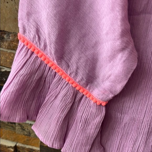 Girls Shade Critters Purple Gauze Swimsuit Coverup - Picture 3 of 4